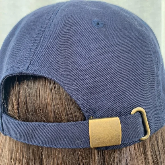 Disney Parks Mickey Mouse Red Embroidered Adjustable Navy Blue Cap - Picture 3 of 8